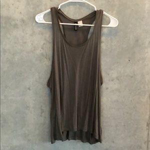 Olive green tank top